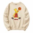 画像7: Simpson basketball paint Pullover sweater ユニセックス 男女兼用 シンプソン バスケット ダンク プリントスウェット トレーナー (7)