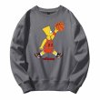 画像3: Simpson basketball paint Pullover sweater ユニセックス 男女兼用 シンプソン バスケット ダンク プリントスウェット トレーナー (3)