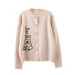 画像2: TIN TIN snowy braided pullover round neck sweater cardigan  タンタン スノーウィ ラウンド ラウンドネック セーター カーディガン プルオーバー (2)