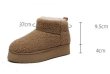 画像12: Thick-soled fur-in-one teddy fur boots short boots  テディベアファーショートブーツ (12)