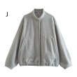 画像11: Unisexn Stand collar hidden button jacket coat　男女兼用スタンドカラー隠しボタンジャケット コート (11)