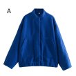 画像2: Unisexn Stand collar hidden button jacket coat　男女兼用スタンドカラー隠しボタンジャケット コート (2)