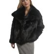 画像12: Imitation mink fur lapel jacket coat　 イミテーションミンク ファーラペルコートジャケット (12)