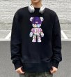 画像3: Agreement knit cap bear Round Neck Sweatshirt　ユニセックス 男女兼用 ニットキャップベアプリント プルオーバウェット トレーナー (3)