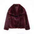 画像8: Imitation mink fur lapel jacket coat　 イミテーションミンク ファーラペルコートジャケット (8)