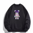 画像2: Agreement knit cap bear Round Neck Sweatshirt　ユニセックス 男女兼用 ニットキャップベアプリント プルオーバウェット トレーナー (2)