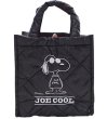 画像1:  Snoopy quilted tote shopping bag 　スヌーピーキルティングトートアンダーアームショッピングバッグ (1)