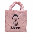 画像5:  Snoopy quilted tote shopping bag 　スヌーピーキルティングトートアンダーアームショッピングバッグ (5)