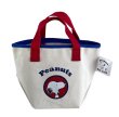 画像1: Snoopy canvas tote bag shopping bag  　スヌーピープリントトートショルダーショッピングアンダーアームバッグ (1)