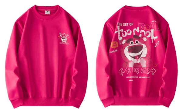 画像1: Lotso Print Sweat 　ユニセックス 男女兼用 ロッツォスウェット トレーナー (1)