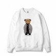 画像3: Fashionable bear Pullover trainer sweater  ユニセックス男女兼用 おしゃれベア スウェットプルオーバートレーナー (3)