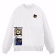 画像1: Box Fashionable Bear & Rabbit round neck sweatshirt  男女兼用  ユニセックスボックスおしゃれベア＆ラビットプリントラウンドネック 長袖スウェット トレーナー (1)