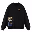 画像2: Box Fashionable Bear & Rabbit round neck sweatshirt  男女兼用  ユニセックスボックスおしゃれベア＆ラビットプリントラウンドネック 長袖スウェット トレーナー (2)