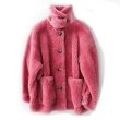 画像3: Thick sheep shear short coat jacket　 シアシープスキンショートジャケットコート (3)