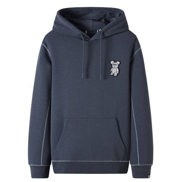 画像1: KAWS Bear One Point Hoodie sweater  ユニセックス 男女兼用 カウズワンポイントフーディーパーカースウェット (1)