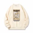 画像2: Garfield & Monogram Paint Sweatshirt ユニセックス 男女兼用  ガーフィールド＆モノグラムプリント スウェットシャツ トレーナー  (2)