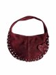 画像6: Studded semicircular leather tote shoulder underarm bag  スタッズ半円型レザートートショルダーアンダーアームバッグ (6)