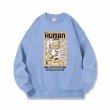 画像4: Garfield & Monogram Paint Sweatshirt ユニセックス 男女兼用  ガーフィールド＆モノグラムプリント スウェットシャツ トレーナー  (4)