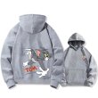 画像11: Unisex Tom and Jerry Chase Print Hoodie　 ユニセックス 男女兼用 トムとジェリーチェイスプリントフーディ  (11)