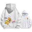 画像2: Unisex Tom and Jerry Chase Print Hoodie　 ユニセックス 男女兼用 トムとジェリーチェイスプリントフーディ  (2)