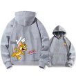 画像5: Unisex Tom and Jerry Chase Print Hoodie　 ユニセックス 男女兼用 トムとジェリーチェイスプリントフーディ  (5)