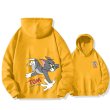 画像9: Unisex Tom and Jerry Chase Print Hoodie　 ユニセックス 男女兼用 トムとジェリーチェイスプリントフーディ  (9)