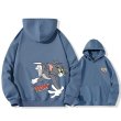 画像12: Unisex Tom and Jerry Chase Print Hoodie　 ユニセックス 男女兼用 トムとジェリーチェイスプリントフーディ  (12)