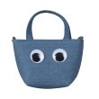 画像5: Eyeball denim mini Tote Shoulder Crossbody Bag 　アイボール目玉デニムトート ショルダーポシェットバッグ (5)