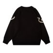 画像5: Rabbit jacquard crew neck sweater knit　男女兼用  ユニセックスラビットウサギジャカードクールネックセータ　ニット (5)