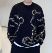 画像3: Bear print sweatshirt, plus sizes available　男女兼用  ユニセックスベア熊プリントスウェット プラスサイズあり (3)