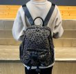 画像6: Kaws Plush Leopard Print Nylon Backpack 　レオパードヒョウ柄カウズぬいぐるみ付バックパックリュックトートショルダーショッピングバッグ (6)