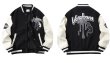 画像3: Graffiti American Warm Stadium Jumper Baseball Jacket blouson  ユニセックス 男女兼用 グラフィティアメリカンウォームコントラストカラーベースボールジャケットスタジャン MA-1 ボンバー ジャケット ブルゾン (3)