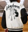 画像6: Graffiti American Warm Stadium Jumper Baseball Jacket blouson  ユニセックス 男女兼用 グラフィティアメリカンウォームコントラストカラーベースボールジャケットスタジャン MA-1 ボンバー ジャケット ブルゾン (6)