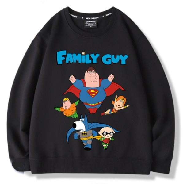 画像1: Unisex family guy round neck sweatshirt　 ユニセックス 男女兼用family guy ファミリー・ガイファミリーガイプリントスウェット (1)