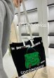 画像8: Original Niche Portable Kelly Bag Printed Cartoon Canvas Bucket Tote Shoulder Bag 　ケリーバッグプリントカートゥーンキャンバスバケットトートショルダーバッグ ラージキャパシティー (8)