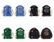 画像9: Basketball Embroidery Stadium Jumper Baseball Jacket blouson  ユニセックス 男女兼用 バスケットボール刺繍コントラストカラーベースボールジャケットスタジャン MA-1 ボンバー ジャケット ブルゾン (9)