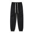 画像1: 24 men's multi-pocket casual cargo pants men and women  男女兼用 ユニセックス マルチポケット カジュアル カーゴパンツ スウェット パンツ (1)