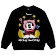 画像2: Unisex Mickey Mouse & Kirby print sweatshirt　ユニセックス 男女兼用ミッキーマウス＆カービプリントスウェット (2)