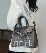 画像7: Graffiti Paint BK Leather Tote Shoulder Crossbody Bag 落書きペイントBKレザートートショルダークロスボディーバッグ (7)