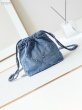 画像4: Fragrance Quilted Stud Denim Tote Shoulder Crossbody Bag　フレグランスキルティングスタッズデニムトートショルダークロスボディーバッグ (4)