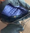 画像7: Fragrance Quilted Stud Denim Tote Shoulder Crossbody Bag　フレグランスキルティングスタッズデニムトートショルダークロスボディーバッグ (7)