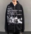 画像3: Unisex High Street Print Hooded Sweatshirt　 ユニセックス 男女兼用 ストリートプリントフーディパーカー  (3)