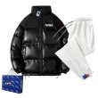 画像4: NASA logo Down jacket + Pants Setup ユニセッ クス男女兼用 シンプル NASA ナサロゴ ダウンジャケット ジャンバー スウェットパンツ セットアップ (4)