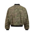 画像2: MADEMONE Street Retro Camouflage Thick Jacket Jumper  ユニセックス 男女兼用MADEEXTREME 迷彩カモフラージュ厚手MA-1 ボンバー ジャケット ブルゾン (2)