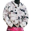 画像6: Unisex Camouflage flower print zip-up hoodie Sweatshirt　 ユニセックス 男女兼用 カモフラージュ フラワープリントプリントフーディパーカー  (6)