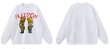 画像3: Unisex Bart Simpson print sweatshirt 　ユニセックス 男女兼用バートシンプソンスプリントウェットシャツ　トレーナー (3)