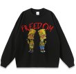 画像2: Unisex Bart Simpson print sweatshirt 　ユニセックス 男女兼用バートシンプソンスプリントウェットシャツ　トレーナー (2)