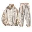 画像5: 25Unisex ‎Not Swoosh logo Nylon Set up Matching Set Jacket + Pant ユニセックス 男女兼用 ノット スウォッシュロゴ マッチングセット ナイロン セットアップ 上下 (5)