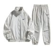 画像4: 25Unisex ‎Not Swoosh logo Nylon Set up Matching Set Jacket + Pant ユニセックス 男女兼用 ノット スウォッシュロゴ マッチングセット ナイロン セットアップ 上下 (4)