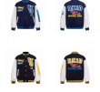 画像5: American retro embroidered letter quilted Stadium Jumper baseball uniform  jacket blouson ユニセックス 男女兼用アメリカンレトロ刺繍文字キルティングベースボールジャケットスタジアムジャンパージャケット スタジャン ブルゾン (5)